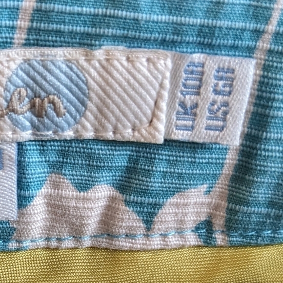 Boden summer skirt size 6.  No material tag.  Fully lined. Pencil skirt in great - Picture 6 of 6